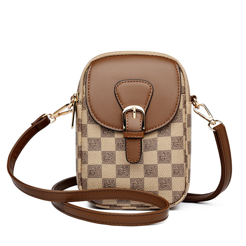 Women's Mini Mobile Fashion Soft Leather Versatile Phone Bags