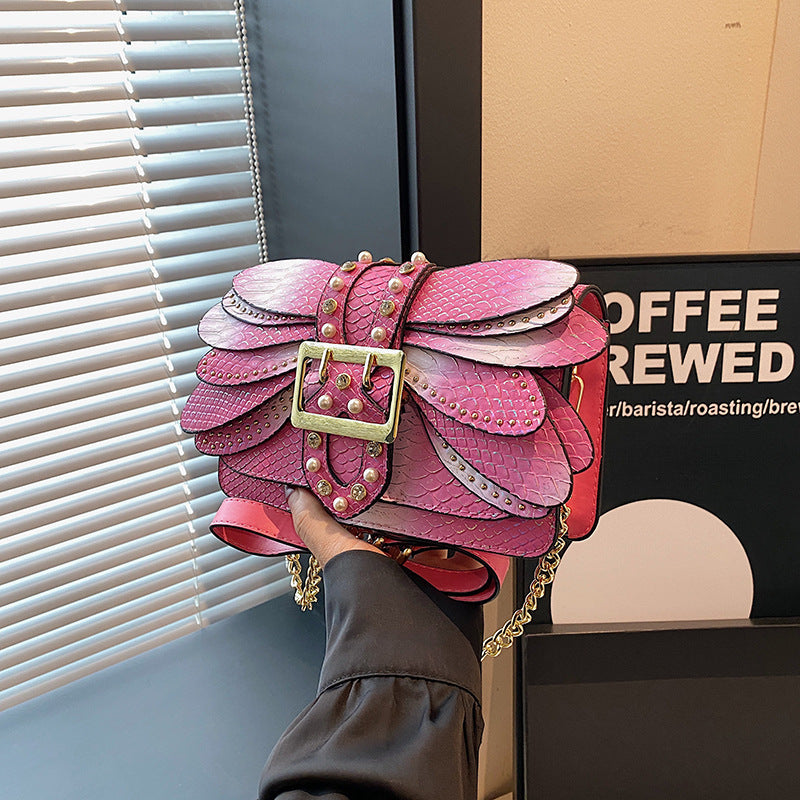 New Women's Vintage Chain Snake Pattern Bags