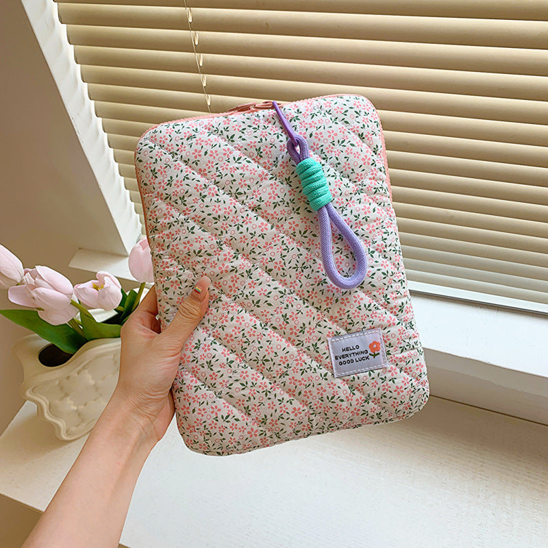 Women's Liner Fresh Flower Inch Good-looking Storage Bags
