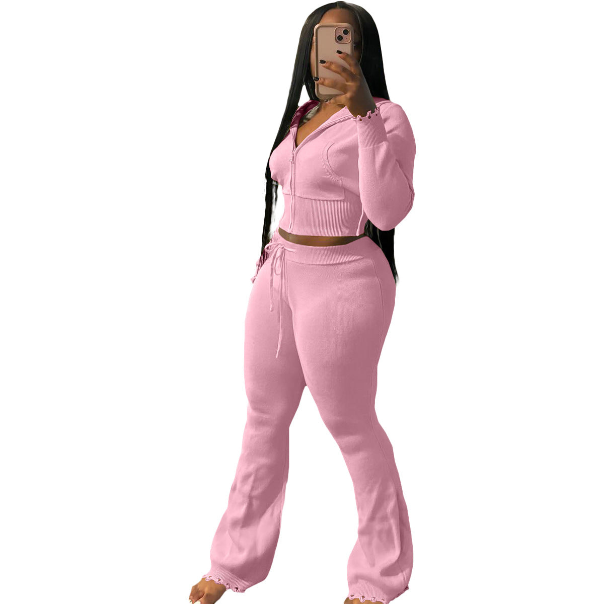 Women's Urban Knitted Fashion Casual Exercise Suits
