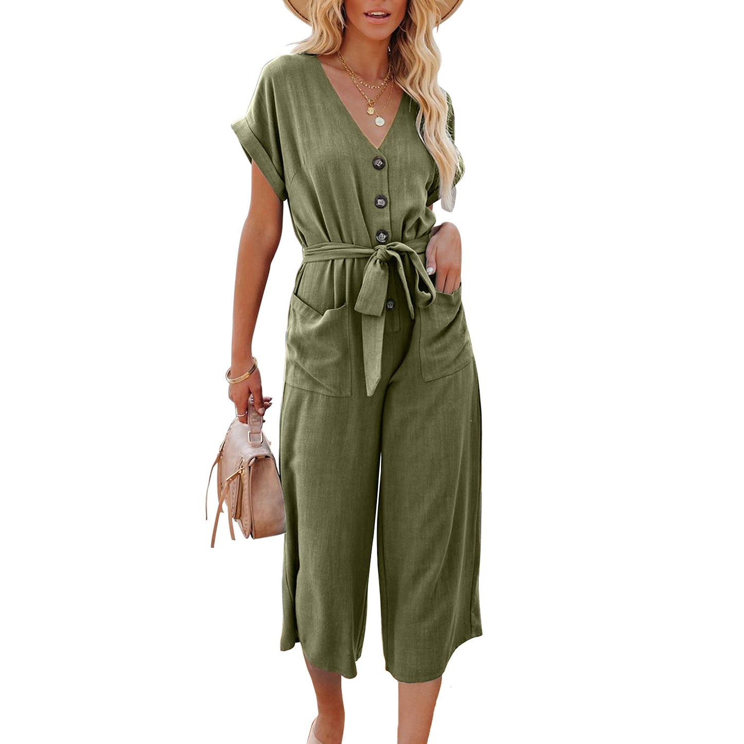 Charming Women's Summer Loose Casual Pocket Dress