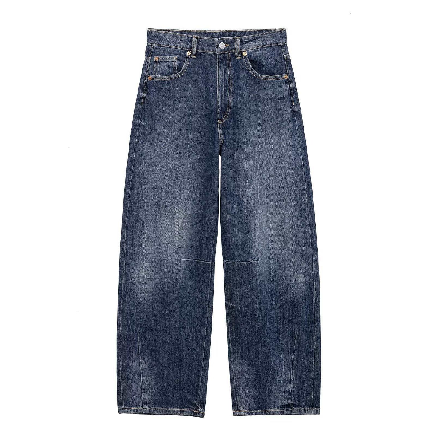 Women's Loose Balloon Spring Style Blue Jeans