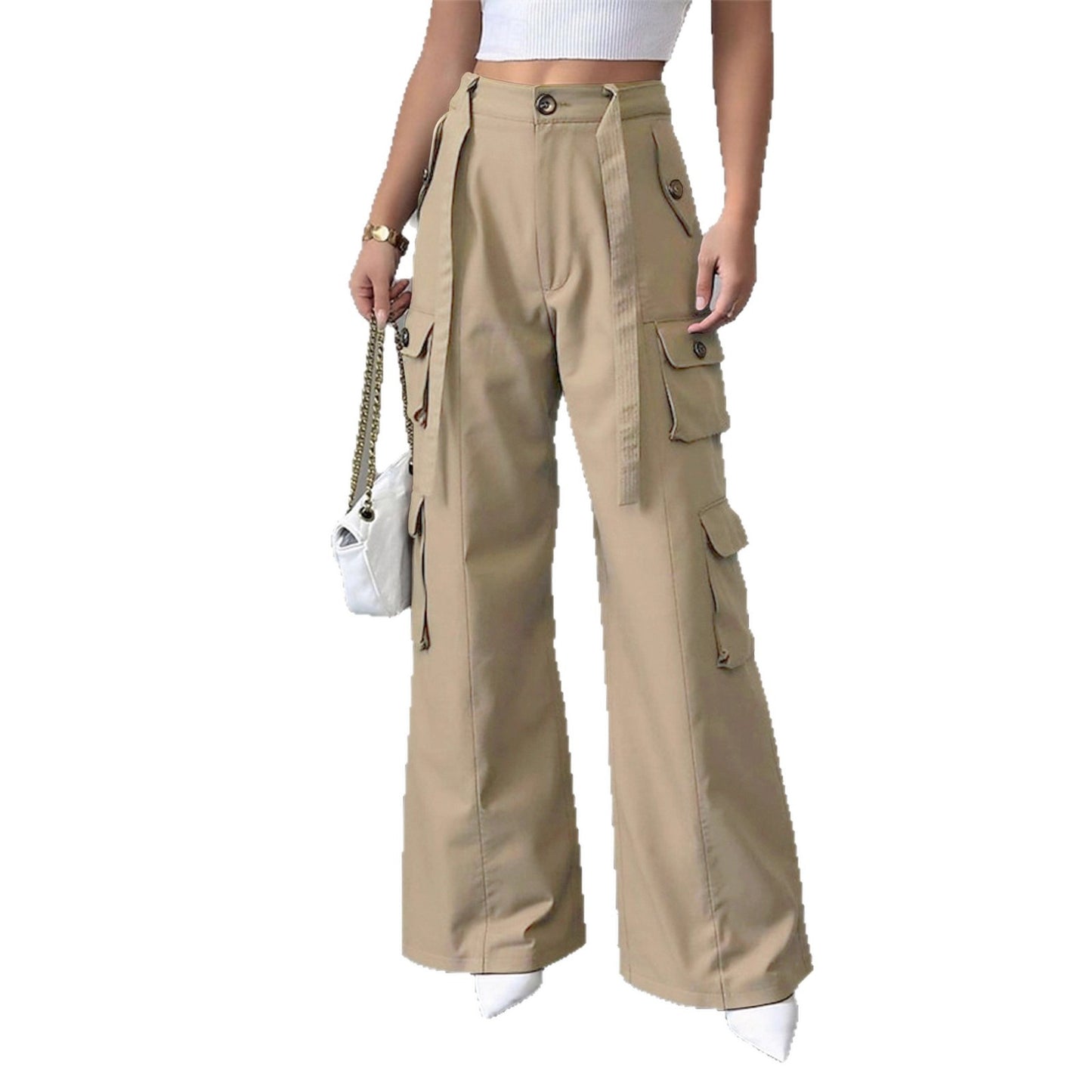 Women's Overalls American Fashion High Street Casual Pants
