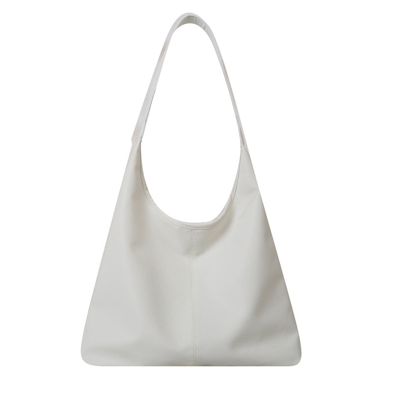 Soft Leather Large Capacity Fashion Retro Commuter Tote Bags