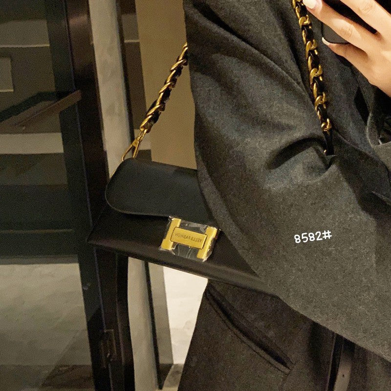 Women's Retro Chain Underarm High Sense Commute Armpit Bags