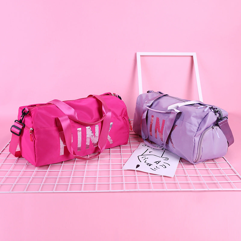 Women's & Men's Short Distance Waterproof Simple Large Capacity Travel Bags