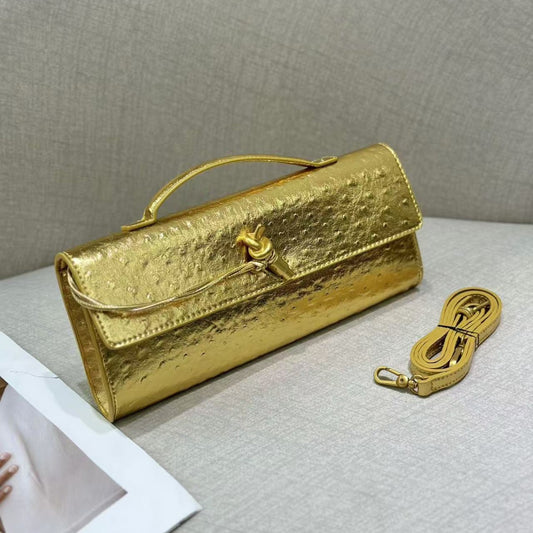 Women's Grain Clutch Handmade Dinner Baguette Bags