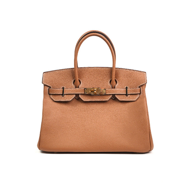 Women's High Sense Fashion Temperament Genuine Leather Classic Handbags