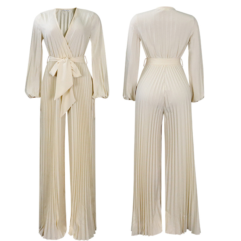 Attractive Classy Glamorous Summer Sexy Pleated Pants