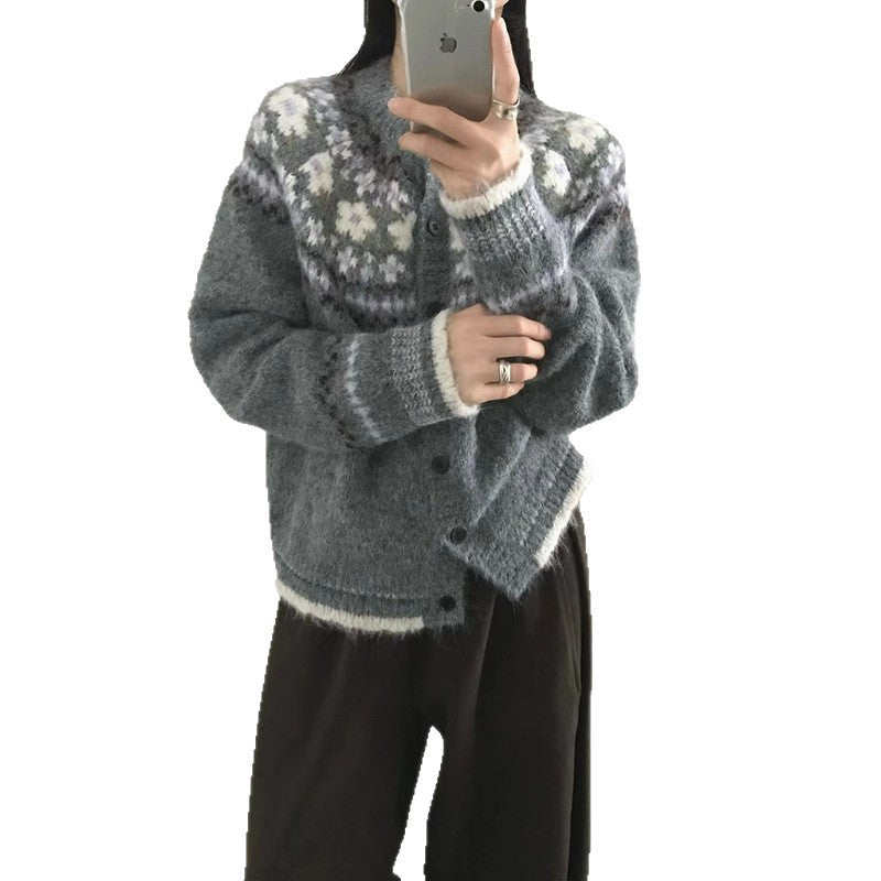Women's Korean Vintage Knitted Loose Lazy Style Sweaters