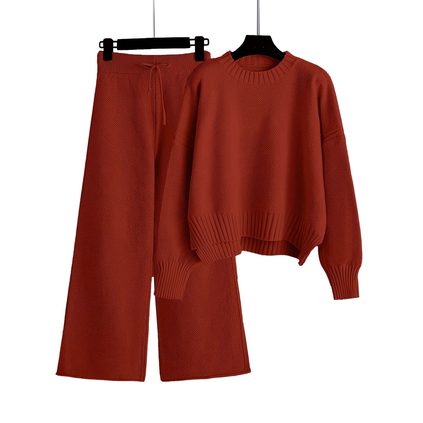 Women's Fashion Casual Knitting Loose Wide Leg Sweaters