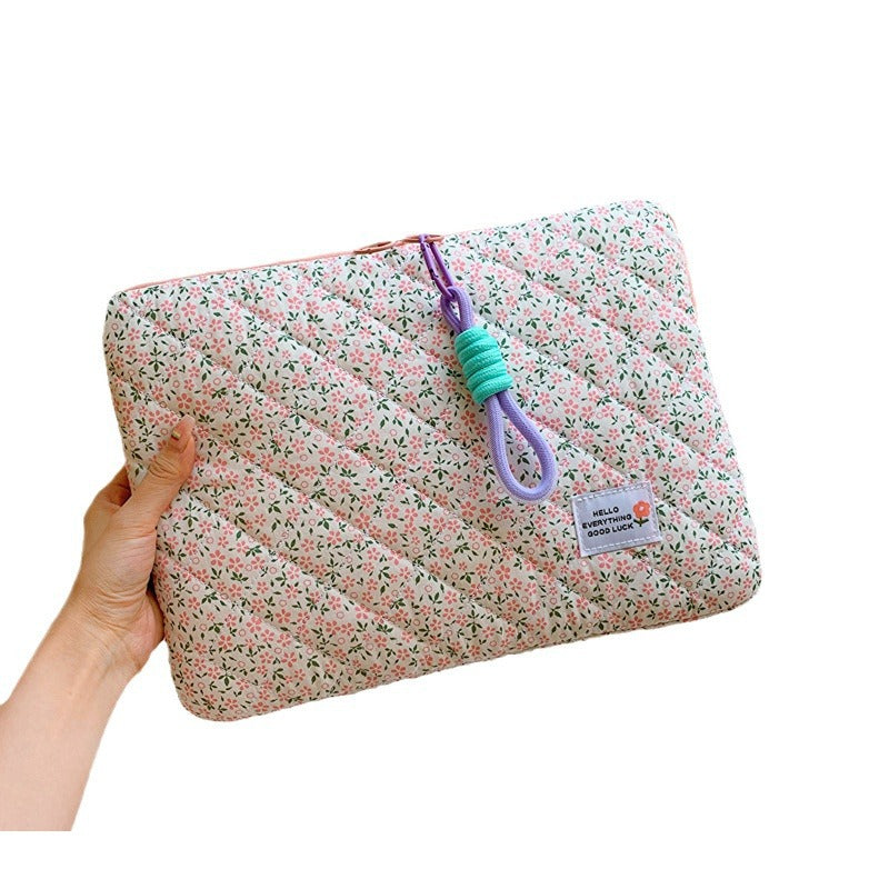 Women's Liner Fresh Flower Inch Good-looking Storage Bags