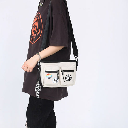Men's Trendy Popular Slouchy Fashion Mobile Men's Messenger Bags