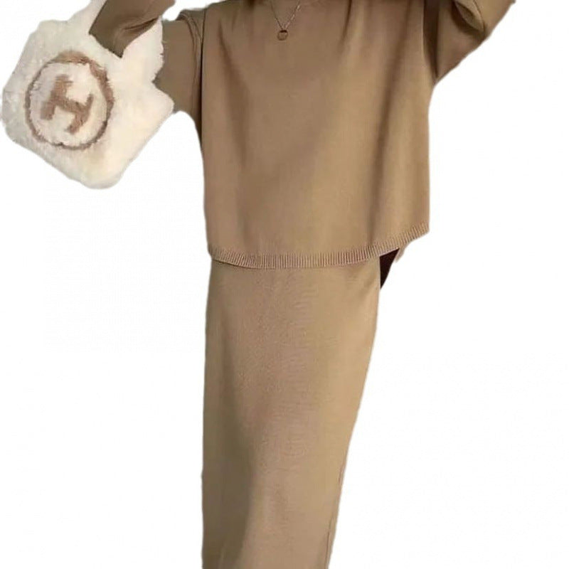 Women's Spring Solid Color Minimalist Long Sleeve Suits