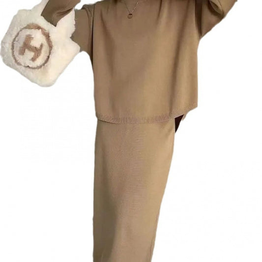 Women's Spring Solid Color Minimalist Long Sleeve Suits