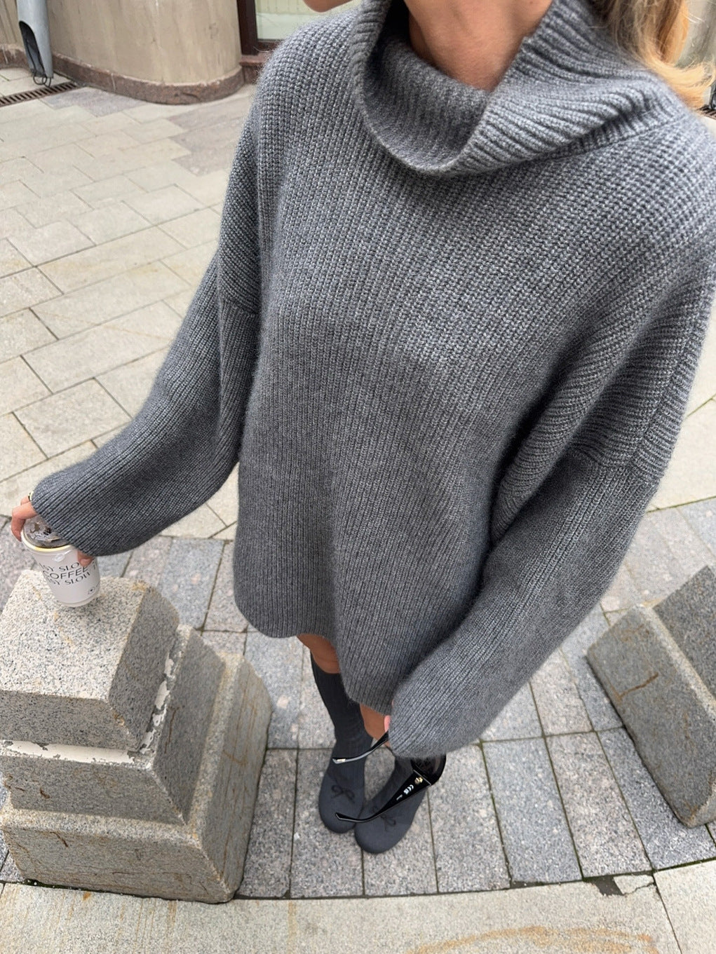 Soft Bottoming Shirt Long Sleeve High Collar Sweaters