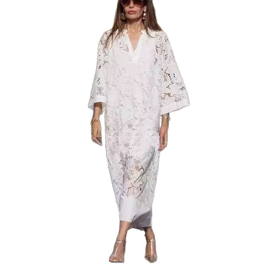 Casual Loose Lace Dress Two-piece Set Dresses