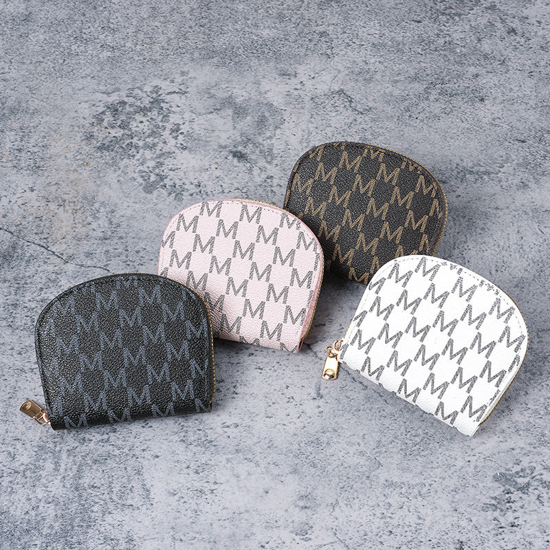 Slouchy Female Organ Zipper Document Bank Card Holder