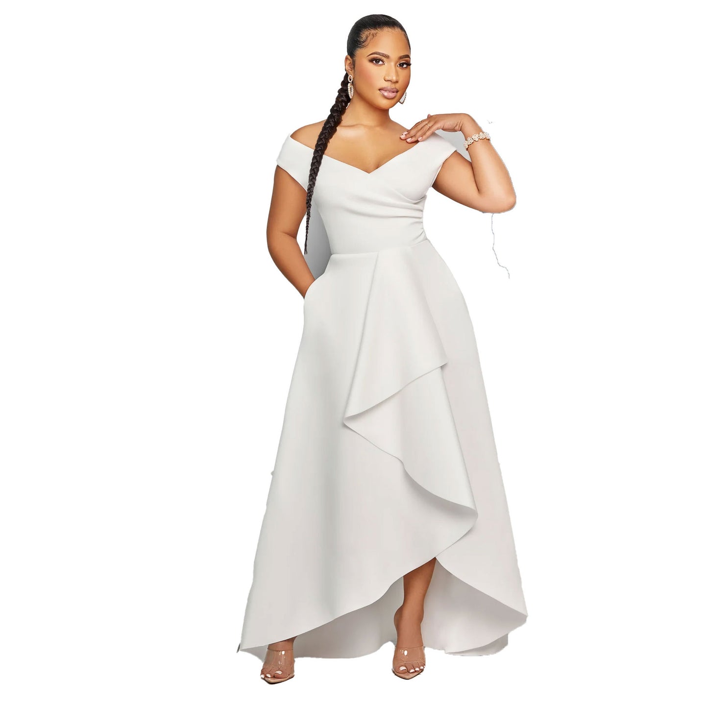 Sexy Solid Color Sleeveless Large Swing Suits