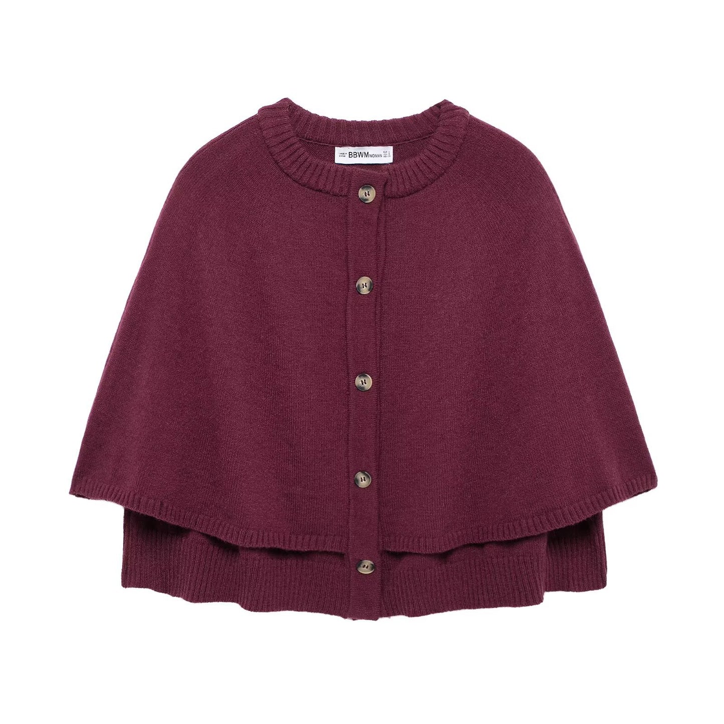 Women's Autumn Fashion Design Knitted Shawl Knitwear