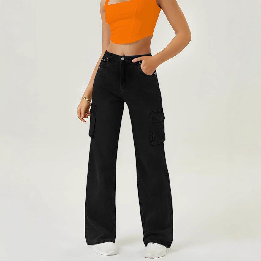 Women's Waist Retro Fashion Casual Versatile Slimming Women's Jeans