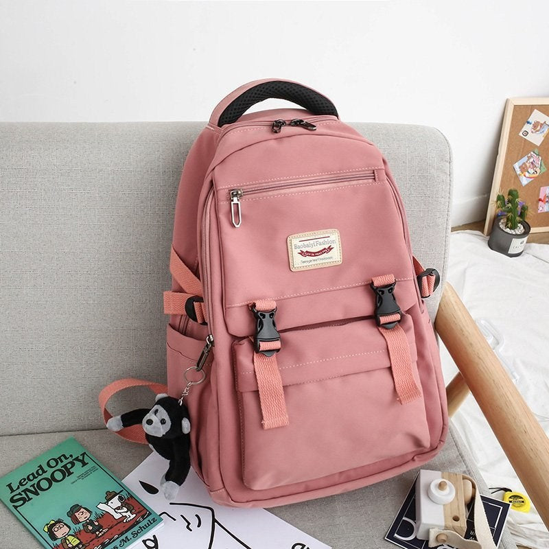 Men's French Large Capacity Female Junior High Backpacks