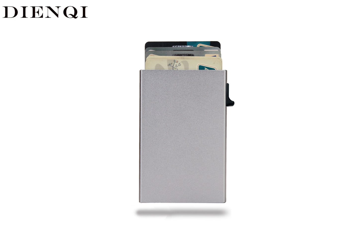 Men's Aluminum Alloy Box Automatic Pop-up Side Card Holder