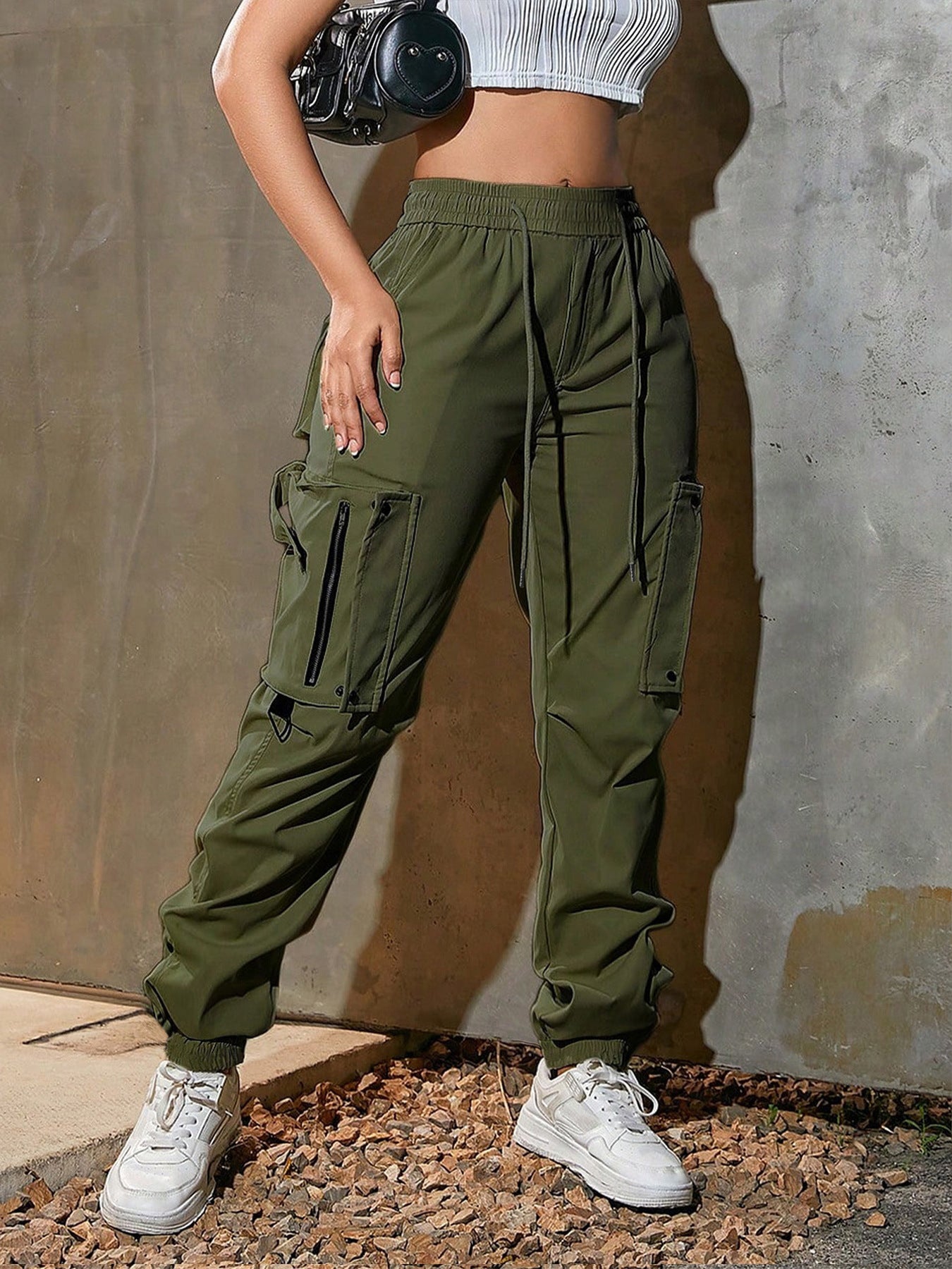Women's Overalls Summer Beauty Sports Function Tactical Pants