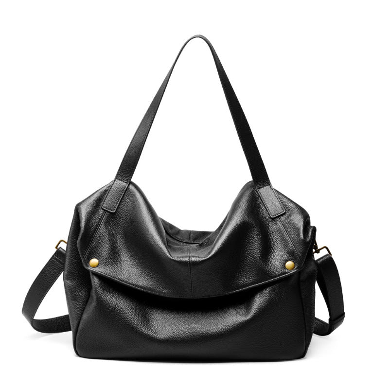 Women's Leather Surface Large Capacity Totes Soft Crossbody Bags