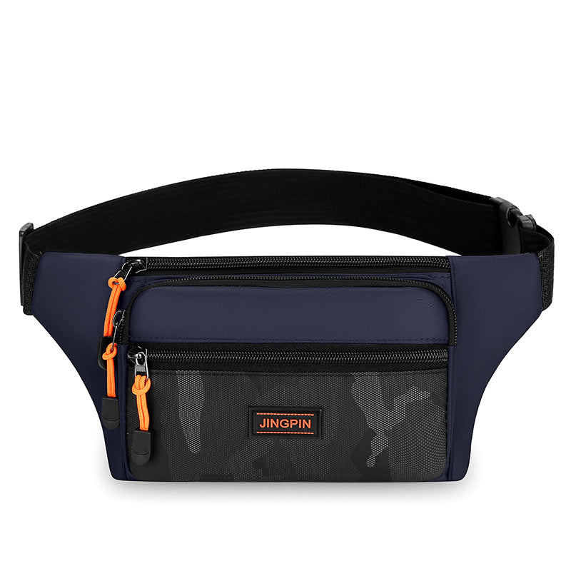 Men's Mobile Fashion Large Capacity Waterproof Construction Men's Waist Packs
