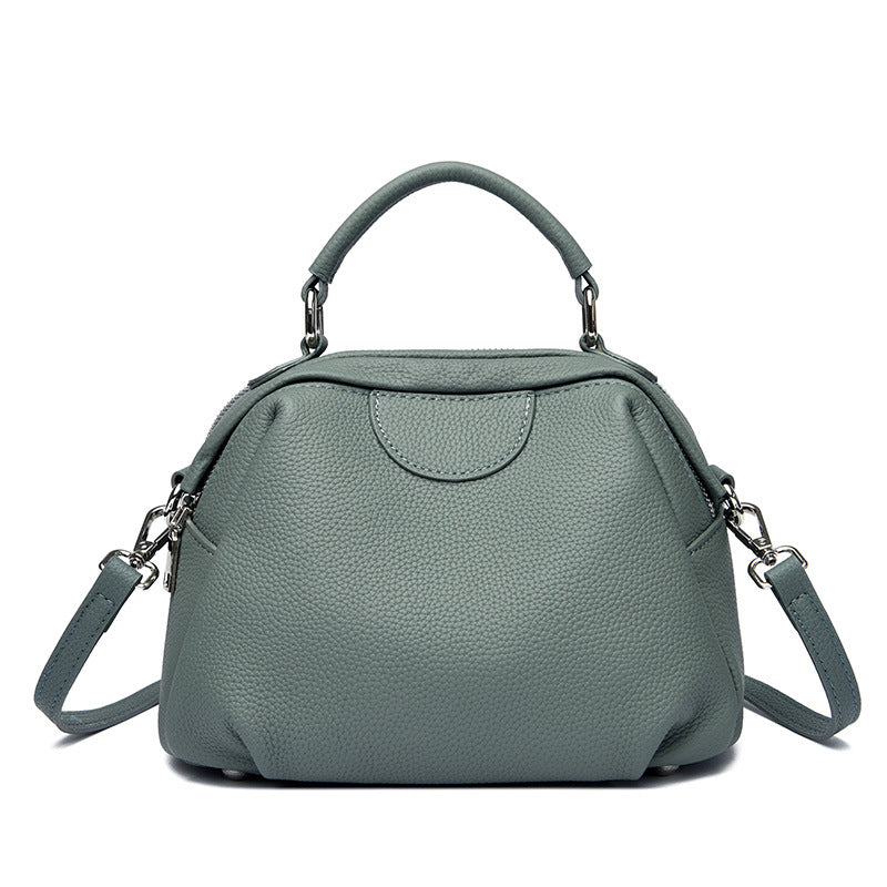 Popular Women's Genuine Leather Versatile Retro Crossbody Bags