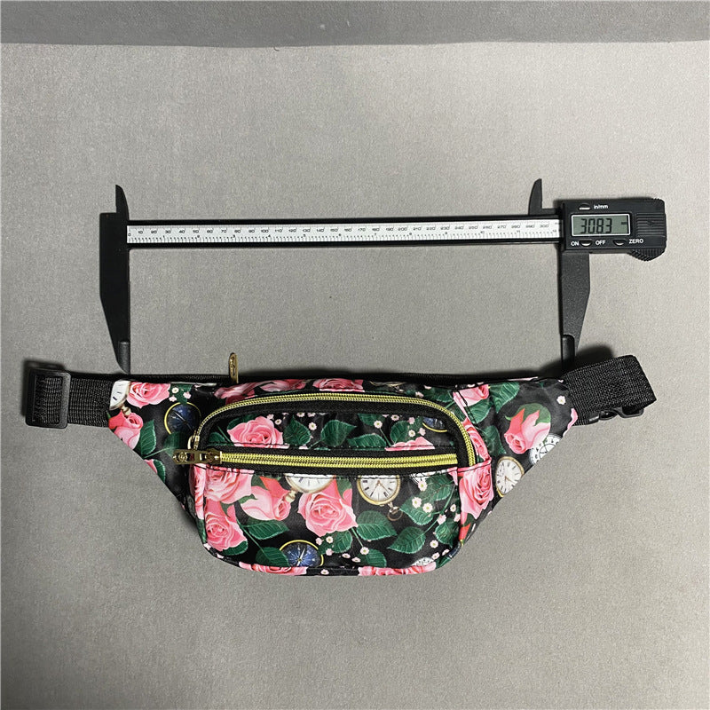 Women's Composite Cloth Zipper Fashion Advertising Gift Men's Waist Packs
