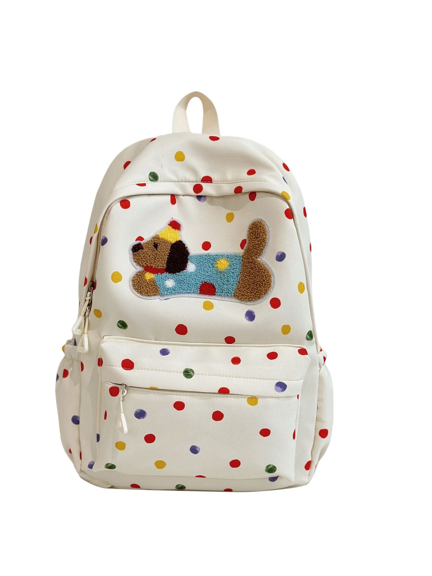 Early High Trendy Polka Dot Large Middle School Students' Schoolbags