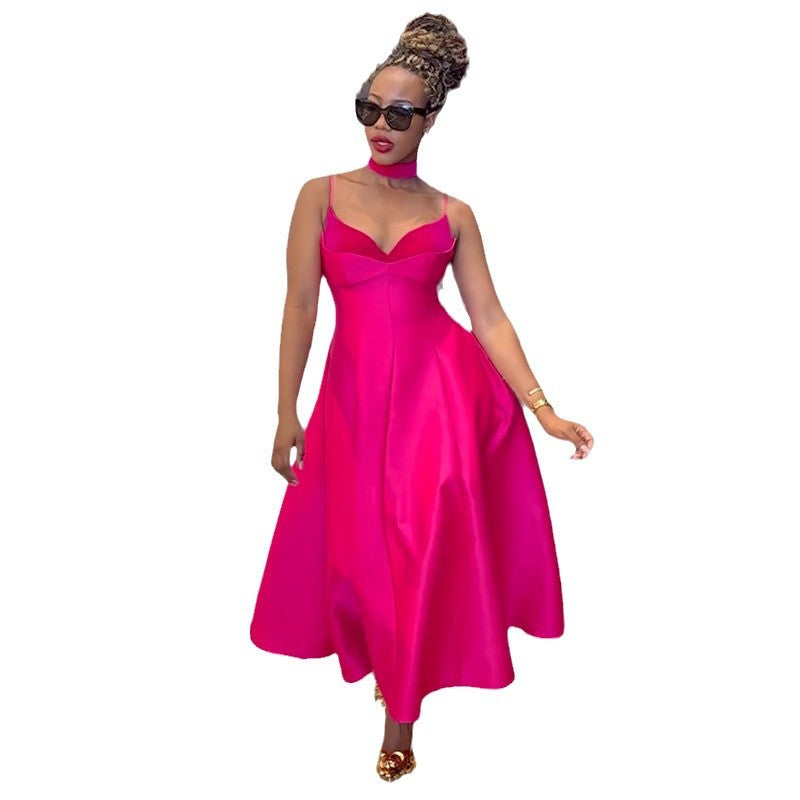 Women's Brace High Waist Slimming A- Line Skirts
