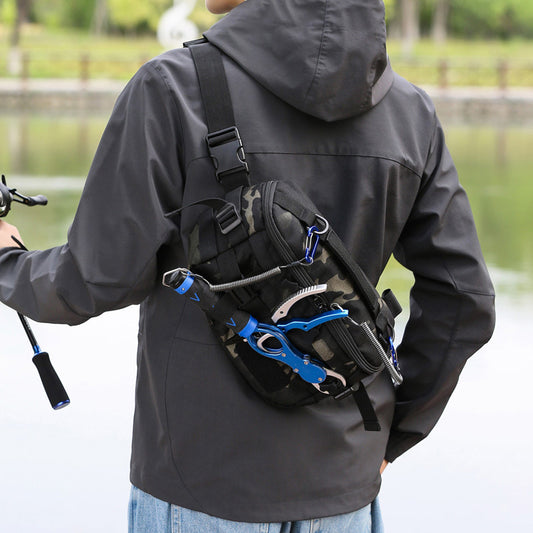 Men's Special Lure Integrated Storage Steel Ball Sports Backpacks