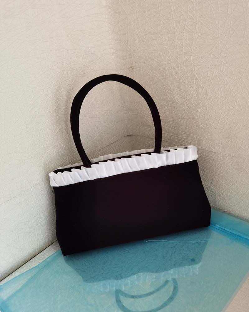 Women's Vintage Crumpled Lace Large Capacity Armpit Bags