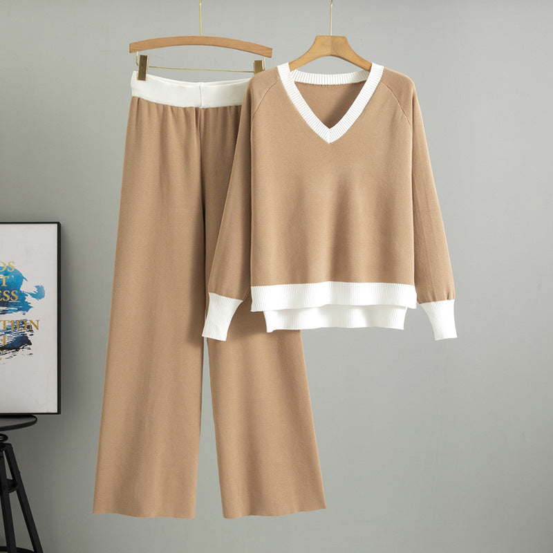 Innovative Women's Loose Pullover Two-piece Set Fashion Casual Suit