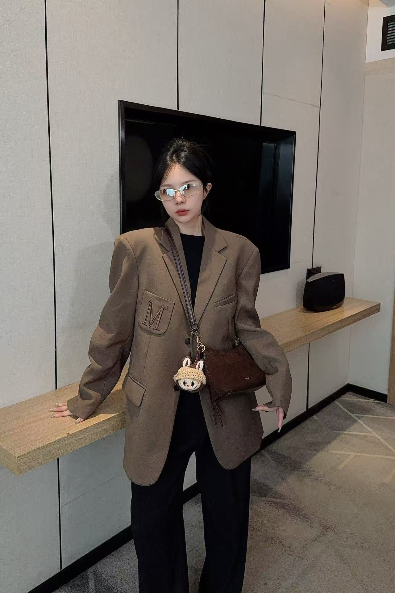 Women's Retro Frosted Leather Vegetable Basket Chain Bags