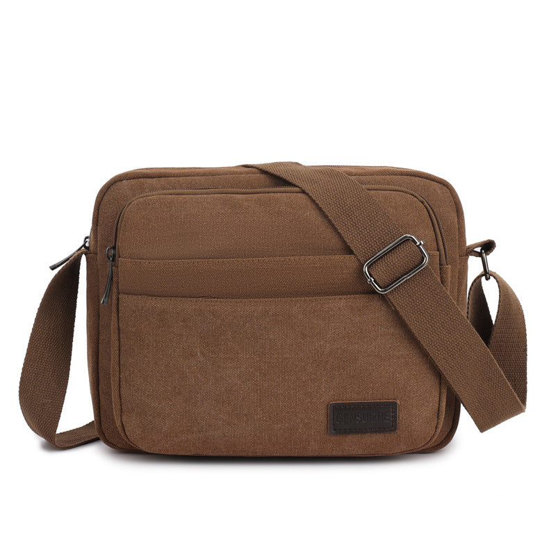 Men's New Canvas Simple Leisure Kit Men's Shoulder Bags