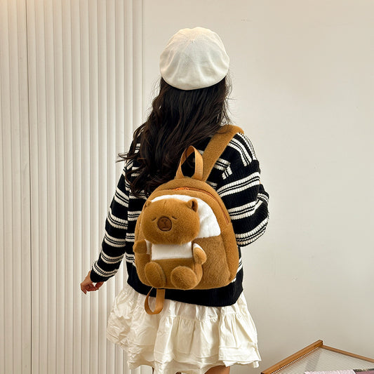 Cartoon Cute Capybara Doll For Plush Backpacks