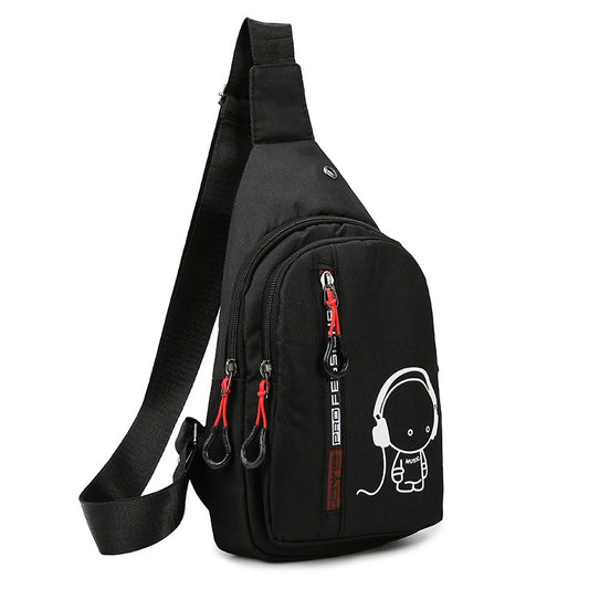 Men's Cool Elegant Running Luminous Waterproof Men's Chest Bags