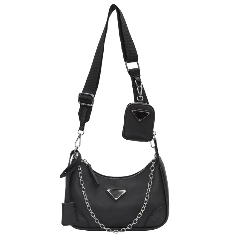 Women's Versatile High-grade Chain Underarm Three-in-one Crossbody Bags
