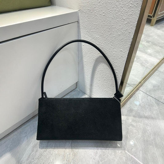 Women's Matte Suede Genuine Leather Underarm High-grade Armpit Bags