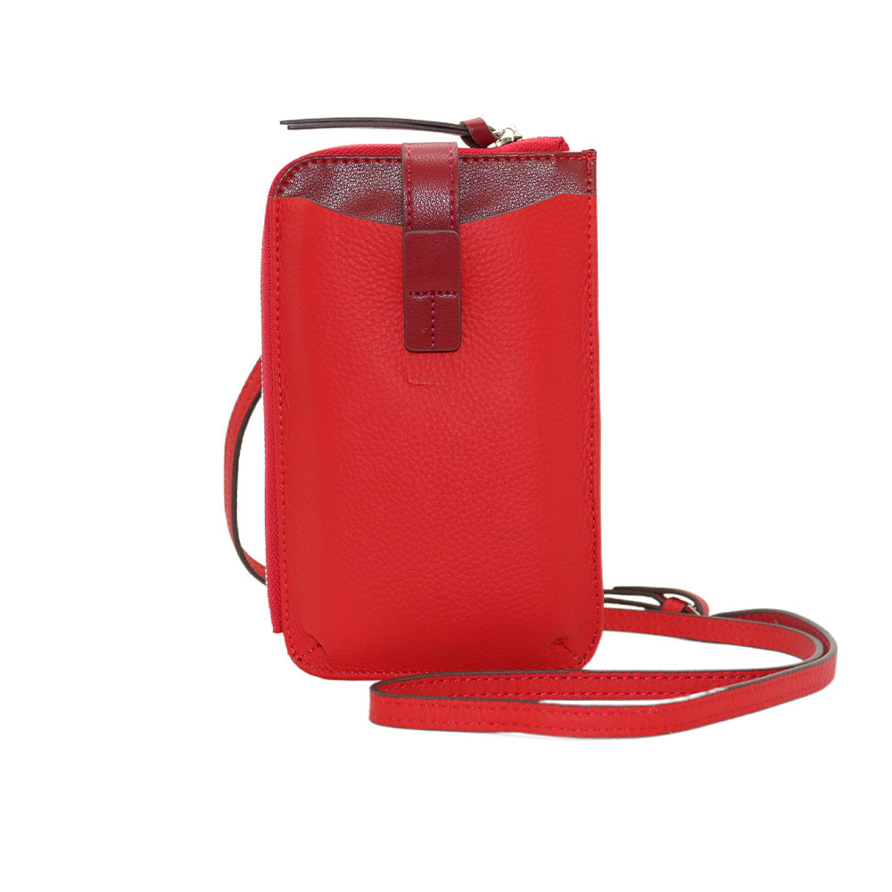 Layer Cowhide Korean Style Trendy Autumn Phone Bags