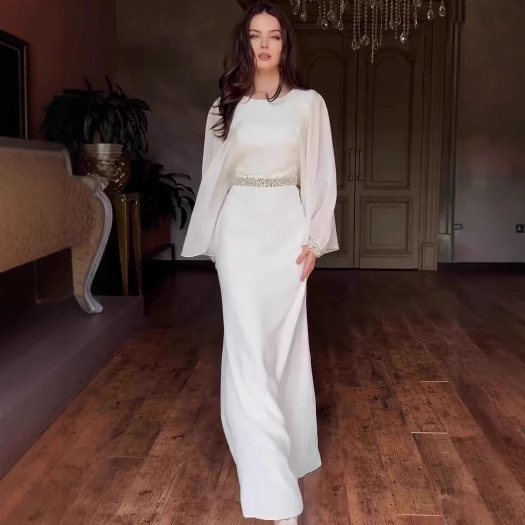 Women's Autumn Soft Gorgeous Fashion Long Sleeve Dresses