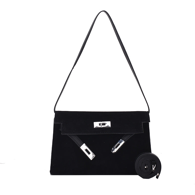 Women's Frosted Callie Underarm Portable Steel Hardware Armpit Bags