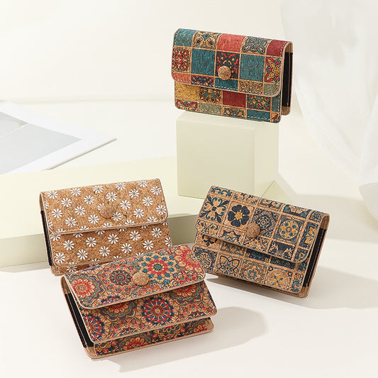 Unique Stylish Popular Advanced Cork Expanding Card Holder