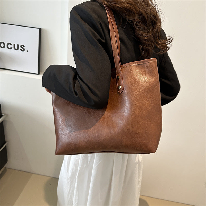Capacity Korean Style Commuter Early Spring Fashion Tote Bags