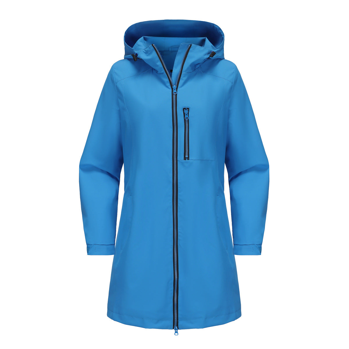 Women's Windbreaker Hooded Long Sleeve Loose Leisure Coats