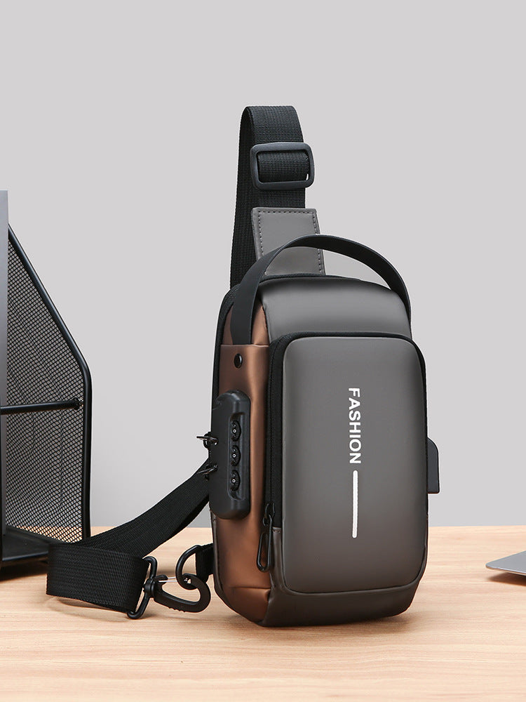 Men's Trendy Graceful Motorcycle Storage Waterproof Men's Chest Bags